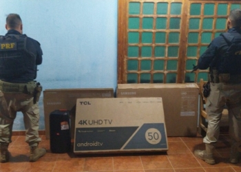 PRF recupera produtos furtados de loja de eletroeletrônicos no interior de MT