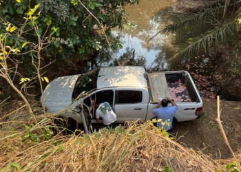 Acidente com veículo de campanha