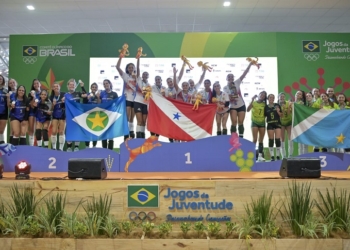 Futsal e voleibol feminino de Mato Grosso conquistam medalhas de ouro e prata