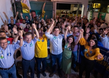 Aécio lança candidatura com presença de Mauro, Wellington e Mauro Carvalho