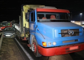 Seis veículos se envolvem em engavetamento na BR-163 em Nova Mutum