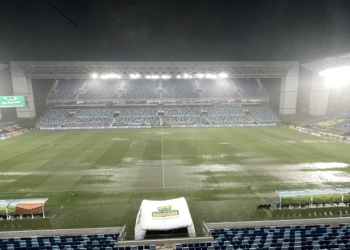 Tempestade atrasa jogo entre Cuiabá e América-MG pelo Campeonato Brasileiro