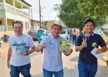 Elizeu Nascimento participa de grande ato em VG ao lado de Marco Marrafon