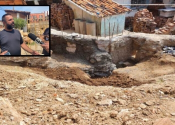 Obra em casarão é embargada por suspeita de garimpo ilegal no Centro Histórico de Cuiabá