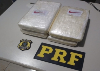 Gestante de seis meses é presa com quatro tabletes de cocaína em ônibus de viagem