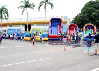 Comando-Geral da PM realiza festa para mais de 650 crianças em Cuiabá