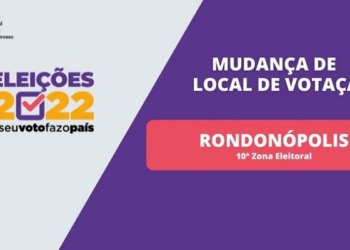 Local de votação é alterado para 2º turno das eleições em Rondonópolis