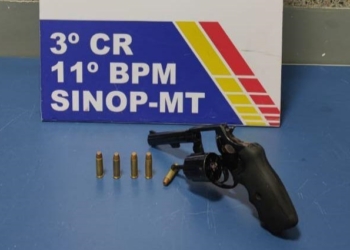 Após denúncia de roubo, PM apreende adolescente e prende adulto com arma de fogo e munições