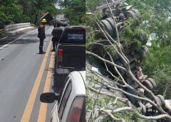 Homem morre em acidente entre veículos de carga na Estrada da Guia; veja vídeo