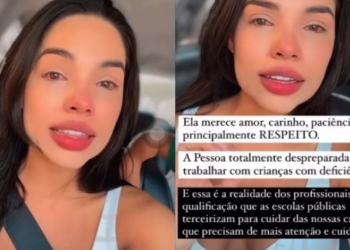 Influenciadora digital denuncia negligência de professora da filha autista; veja vídeos