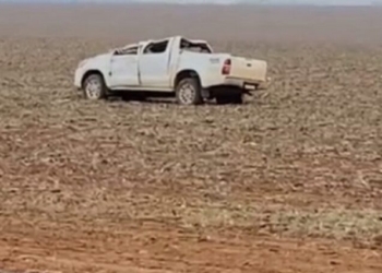 Motorista morre após capotar Hilux na MT-423 próximo de Cláudia