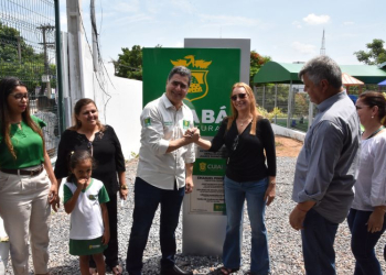 Moradores do Araés recebem a EMEB Juarez Sodré Farias totalmente reformada e revitalizada