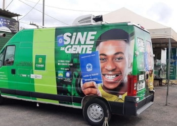 Van do Sine da Gente leva atendimento aos moradores do Bairro Parque Geórgia