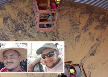 Dois trabalhadores morrem soterrados em silo de grãos de propriedade