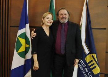 Presidente do TCE-MT e presidente eleita do TJMT reafirmam parceria institucional