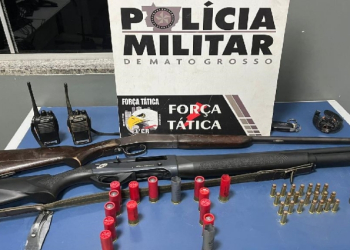 Dois adultos são presos e um adolescente é apreendido após roubo em fazenda