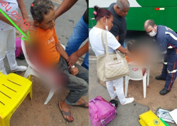 Vídeo mostra idoso com o braço dilacerado em frente a igreja Universal