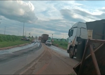 Forças de segurança liberam BR-163 e trabalham para manter as rodovias desbloqueadas