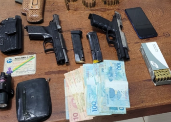 Segurança que comercializava armas para a prática de crime em Nova Bandeirantes é preso