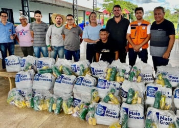 Setasc atende demanda emergencial e entrega cestas básicas e filtros de barro às famílias de Peixoto de Azevedo