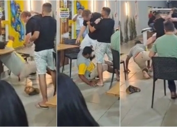 Advogado agride homem com socos e chutes em conveniência de Poconé