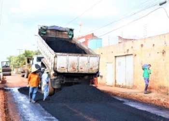 Pavimentação asfáltica do bairro Nova Conquista entra na fase final de execução