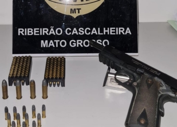 Secretário municipal é preso em flagrante por porte e posse de arma de fogo