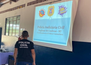 Polícia Civil promove palestras preventivas para alunos de escolas em Santa Terezinha