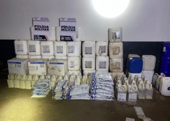PM prende quadrilha e apreende uma tonelada e meia de defensivos agrícolas