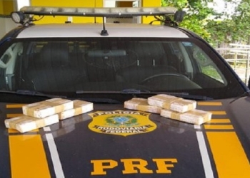 Em Poconé, Polícia Rodoviária Federal prende mulher transportando tabletes de cocaína