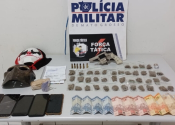 Força Tática desmantela boca de fumo e detém 4 homens em Mato Grosso