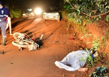 Motociclista morre após colisão com caminhonete na região de Rondonópolis