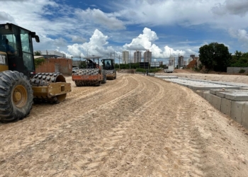 Obras na Avenida Parque do Barbado superam 50% de execução