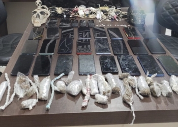 Polícia Penal apreende droga e celulares na Penitenciária de Rondonópolis