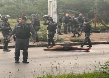 Ladrão de Corolla é baleado e dois comparsas presos após perseguição por avenidas de Cuiabá