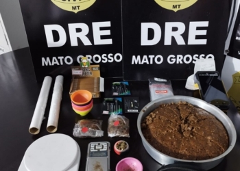 Polícia Civil apreende droga e bolo feito com maconha em Cuiabá