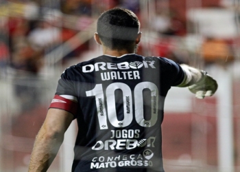 Xodó da torcida, Walter celebra 100 jogos com a camisa do Cuiabá; “felicidade é grande”