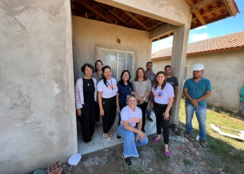 Equipe da Setasc faz visita técnica na obra do Programa SER Família Habitação em Jaciara