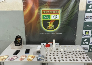 PM prende dois homens com porções de maconha e cocaína em Várzea Grande