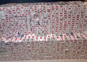 Polícia Militar e PRF apreendem 2.148 pacotes de cigarro contrabandeados