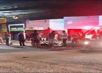 Vídeo mostra acidente que tirou a vida de motociclista na Avenida Carmindo de Campos