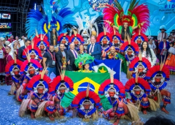 Com apoio do Governo de MT, Flor Ribeirinha conquista mais um título mundial de dança folclórica