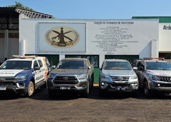 Gefron recupera cinco caminhonetes roubadas e furtadas no intervalo de 24h
