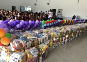 Assistência Social entrega mais de 500 cestas básicas arrecadadas pelo projeto A Fome Não Espera