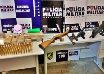 Membros de facção envolvidos com roubos e homicídios são presos com drogas, armas e munições