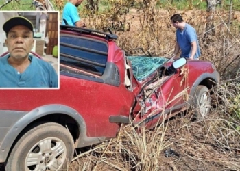Motorista morre ao perder controle de carro e bater contra árvore