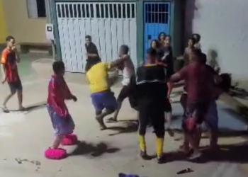 Festa infantil resulta em pancadaria no bairro Dom Aquino em Cuiabá