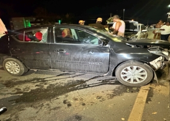 Motorista de aplicativo passa mal e causa acidente na Miguel Sutil; família foi socorrida