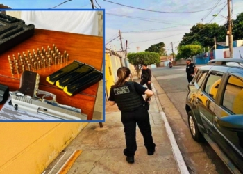 Homem tem arma apreendida após usá-la para intimidar ex-companheira