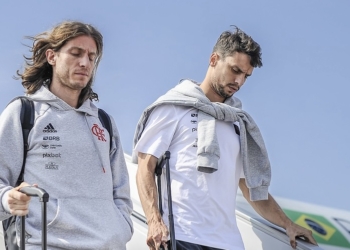 Jogo contra o Cuiabá marca a despedida de Filipe Luís e Rodrigo Caio com a camisa do Flamengo